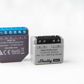 Shelly Plus PM Mini Gen3 – WLAN & Bluetooth Schaltaktor Unterputz 16A Smart Home